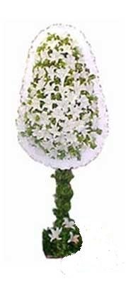Ankara Ayaş çiçek gönder firmamızdan görsel ürün tek katlı düğün nikah açılış çiçekleri